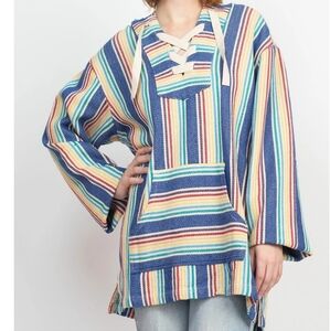 Lakhays Rainbow Unisex Surf Baja Hoodie